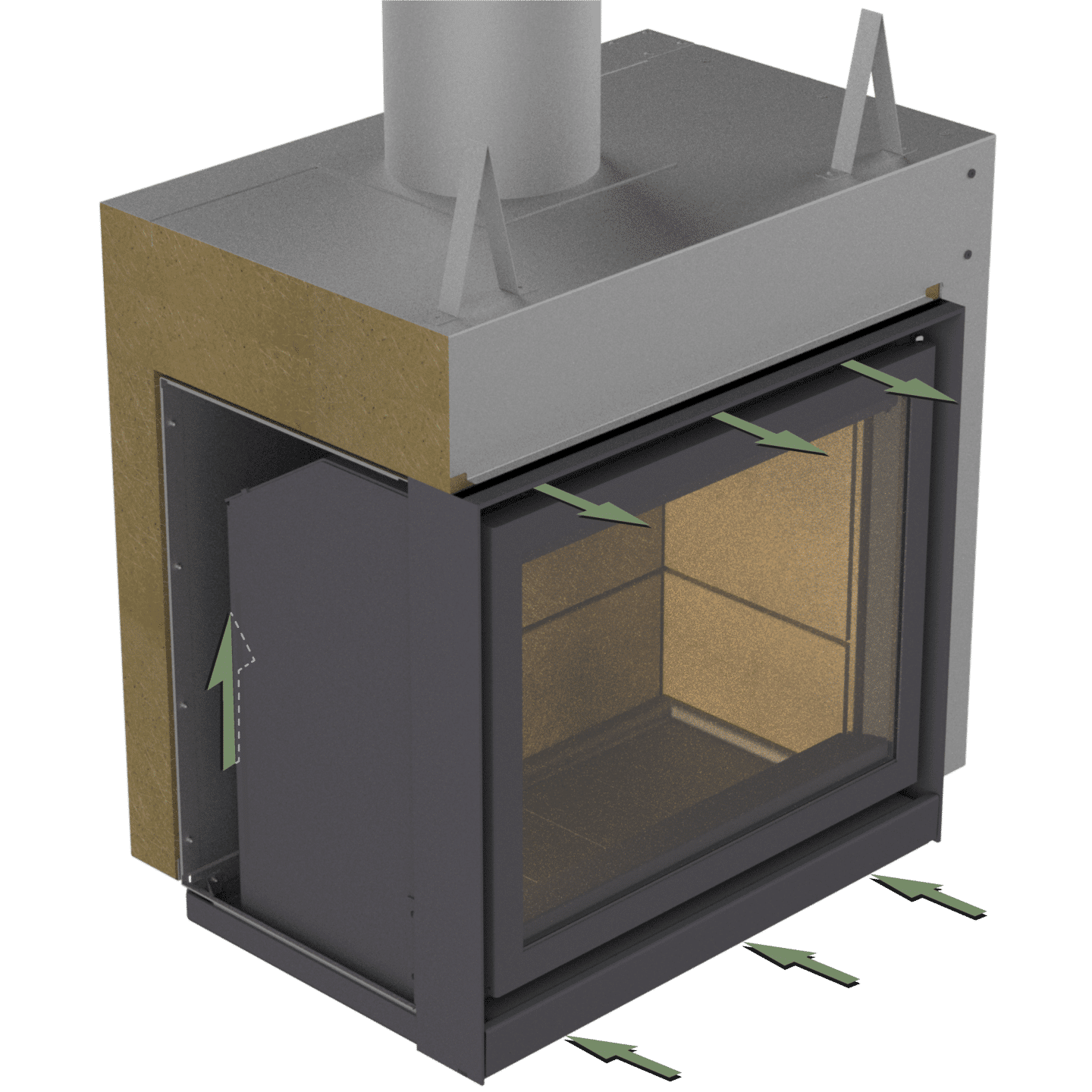 Integrated and silent convection