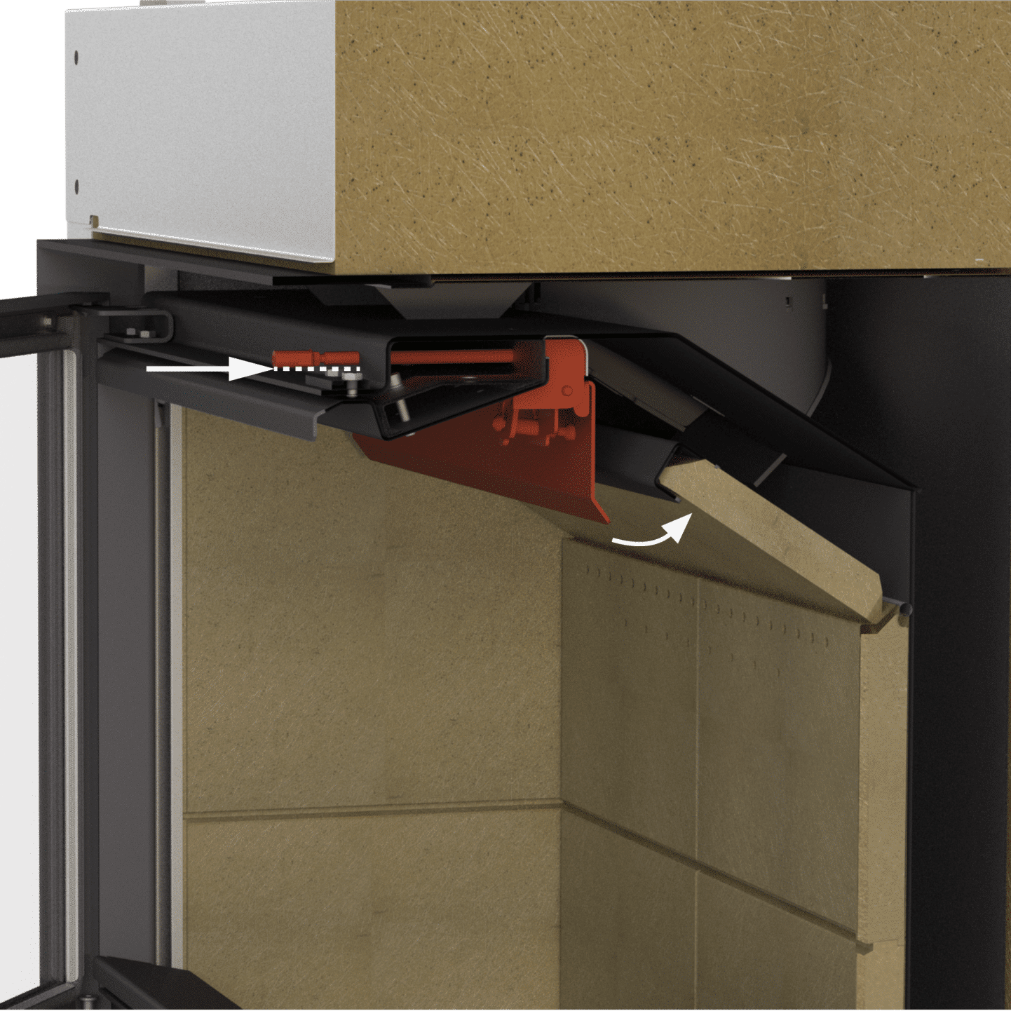 Mobile smoke deflector