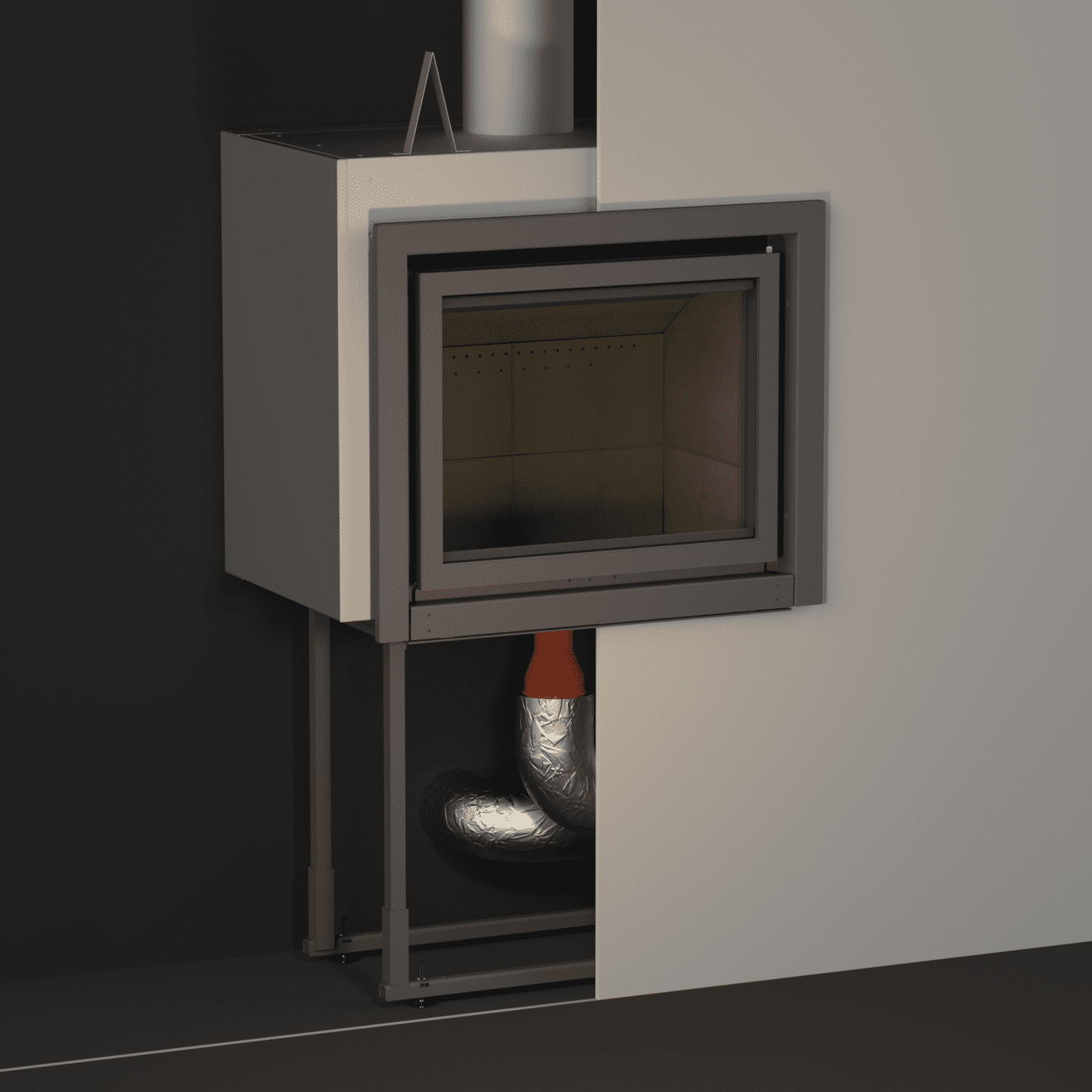 Connection to the outside air intake