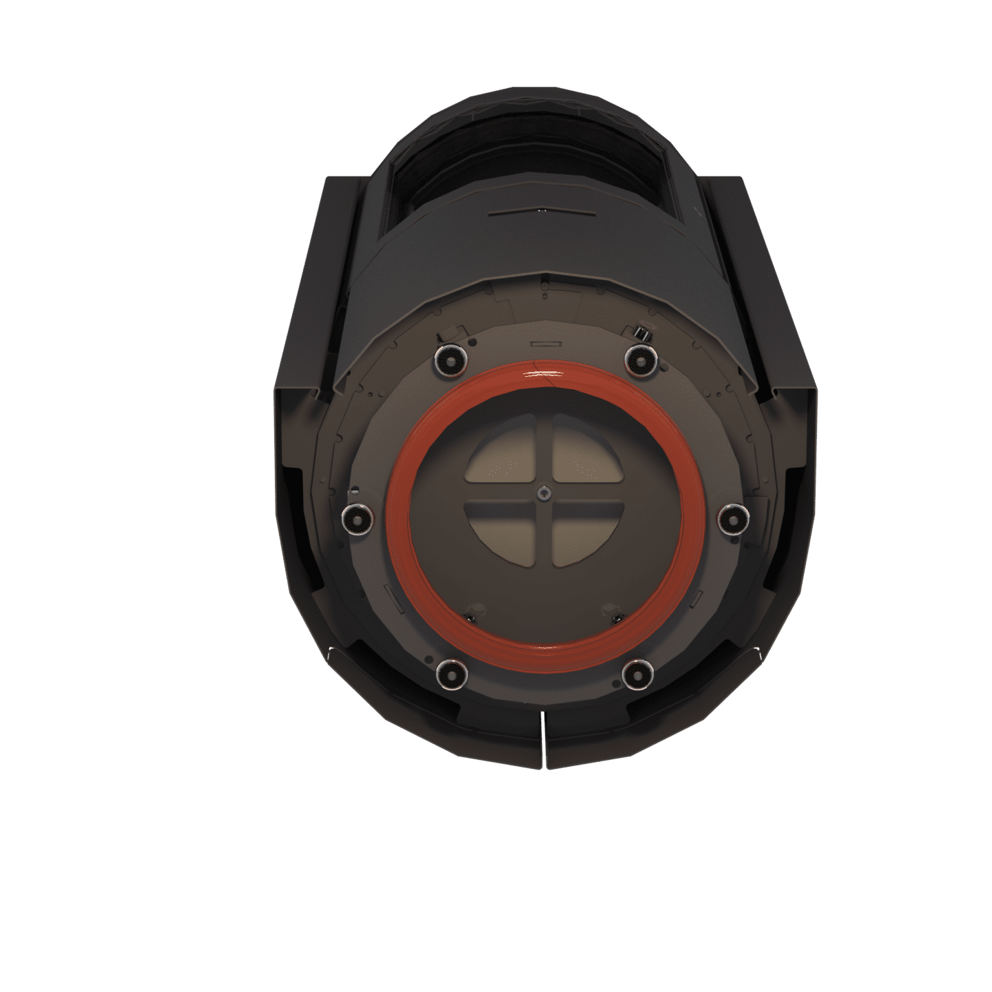 Integrated outdoor air intake connector