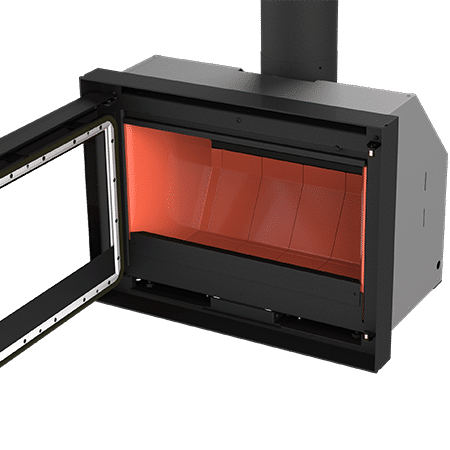 Chambre de combustion en fonte