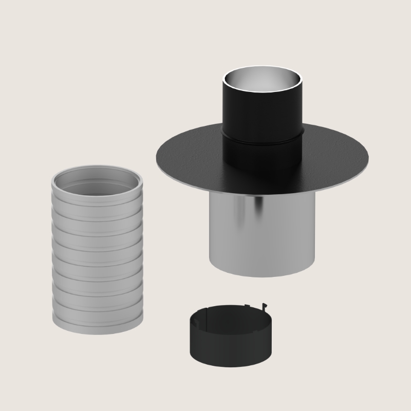 Outside air intake connector