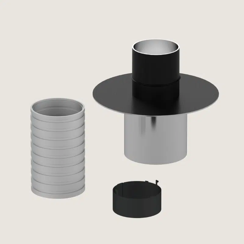 Outside air intake connector